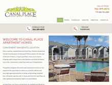 Tablet Screenshot of canalplaceapartmenthomes.com